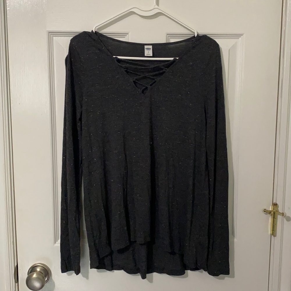 Long sleeve sparkle top